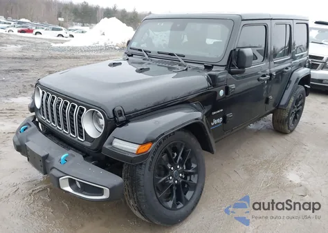 2024 Jeep Wrangler 4Xe Sahara 4Xe from USA, damaged, VIN 1C4RJXP6XRW172683